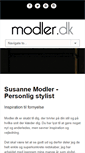 Mobile Screenshot of modler.dk